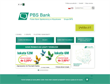 Tablet Screenshot of bankpbs.pl